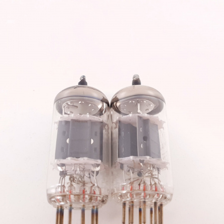 2 X 12AX7 / ECC83 MINIWATT TUBE. 1960s BRASILIAN PROD. DIMPLED GETTER.29. CH120