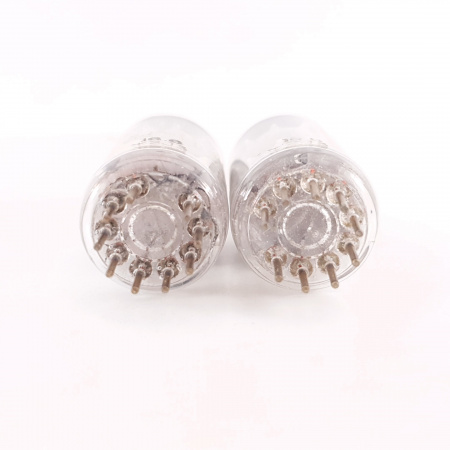 2 X 12AX7 / ECC83 MINIWATT TUBE. 1960s BRASILIAN PROD. DIMPLED GETTER.29. CH120