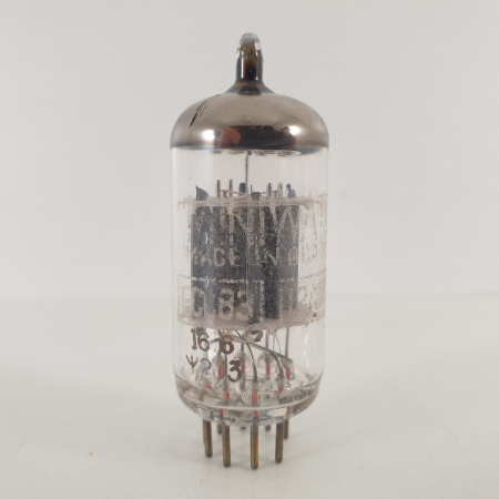 1 X 12AX7 / ECC83 MINIWATT TUBE. 1960s BRAZILIAN PROD. DIMPLED GETTER.31. CH120