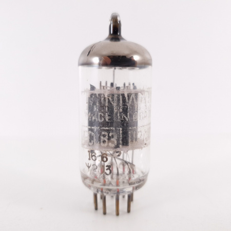 1 X 12AX7 / ECC83 MINIWATT TUBE. 1960s BRAZILIAN PROD. DIMPLED GETTER.31. CH120