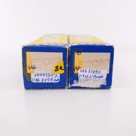 2 X ECC83 ANNA SEGHERS TUBE. 1960s PROD. HIGH GAIN. PAIR. 32. CH120