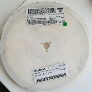 10 x 56R 1/4W 1% 100PPM SMD VISHAY RESISTOR. (R247) CA393U5000F190721