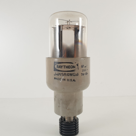 1 X 5R4WGB RAYTHEON TUBE. 1970s PROD....