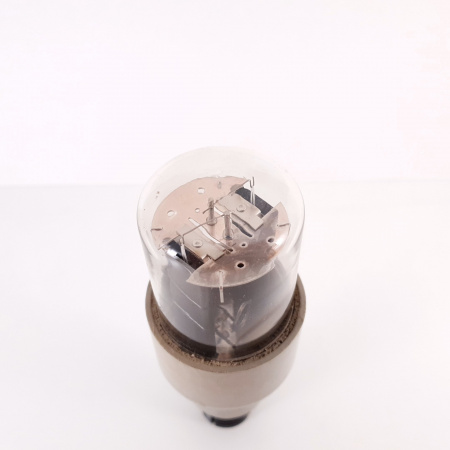 1 X 5R4WGB RAYTHEON TUBE. 1970s PROD. BLACK PLATES. DUAL HALO GETTER. 1. CH124