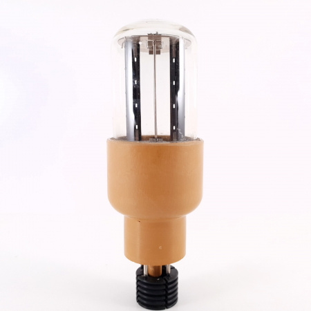 1 X 5R4WGA TUBE. BLACK PLATES. DUAL RECTANGULAR GETTER. 4. CH124