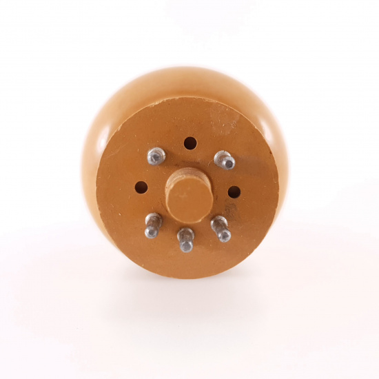 1 X 5R4WGA TUBE. BLACK PLATES. DUAL...