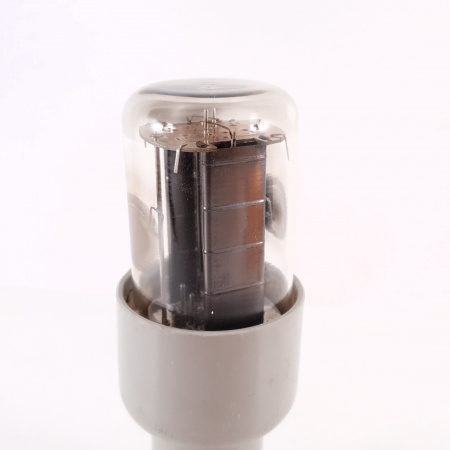 1 X JAN 5R4WGB CETRON TUBE. 1970s PROD. BLACK PLATES. DUAL GETTER. 5. CH124