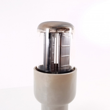 1 X JAN 5R4WGB CETRON TUBE. 1980s PROD. BLACK PLATES. DUAL GETTER. 6. CH124