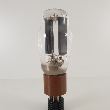 1 X 5R4GY TUBE. SMOOTH GREY PLATES. RECTANGULAR GETTER. 9. CH124