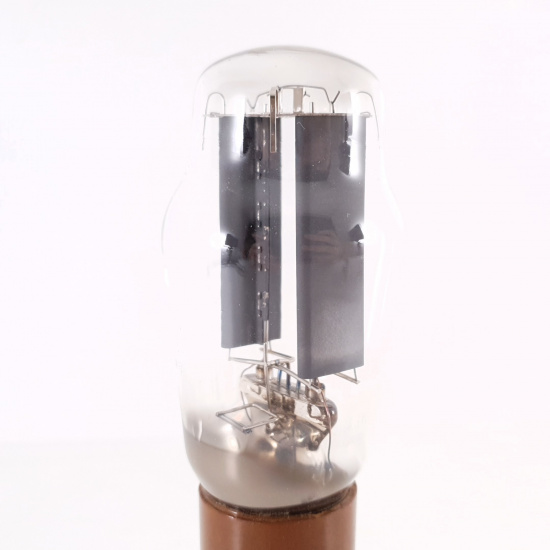 1 X 5R4GY TUBE. SMOOTH GREY PLATES....