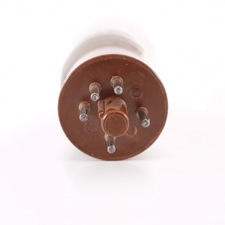 1 X 5R4GY TUBE. SMOOTH GREY PLATES. RECTANGULAR GETTER. 9. CH124