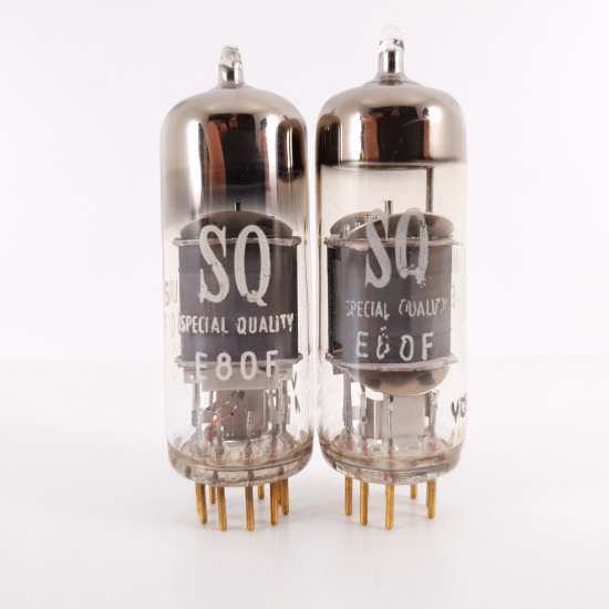 2 X E80F PHILIPS TUBE. 1960s PROD....