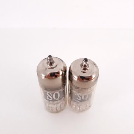 2 X E80F PHILIPS TUBE. 1960s PROD. GOLD PIN. SQ. 107/101% MATCHED PAIR.2. CH131