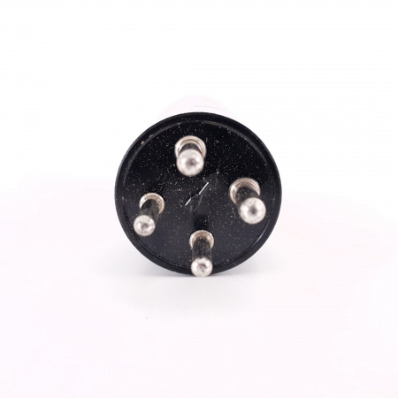 1 X 80 ELEVAM TUBE. 1950s PROD. RIBBED BLACK PLATES. DUAL GETTER. 3. CH131