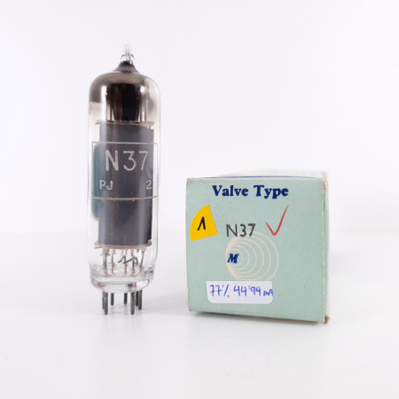 1 X N37 MARCONI TUBE. RECTANGULAR GETTER. 77%. 1. CH135
