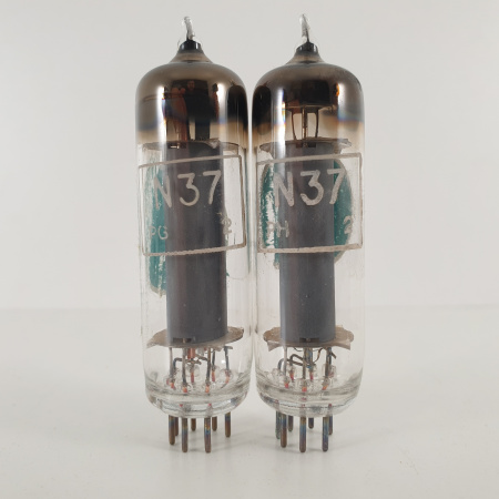2 X N37 MARCONI TUBE. RECTANGULAR GETTER. 91/87% MATCHED PAIR. 2. CH135