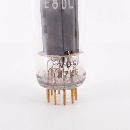 1 X E80L PHILIPS TUBE. 1960s PROD. SQ: SPECIAL QUALITY. GOLD PIN. 30mA.3. CH135