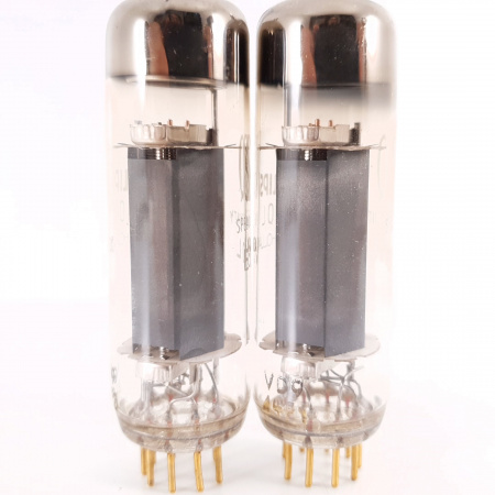 2 X E80L PHILIPS TUBE. 1960s PROD. GOLD PIN. SQ. 31/31mA MATCHED PAIR. 5. CH135