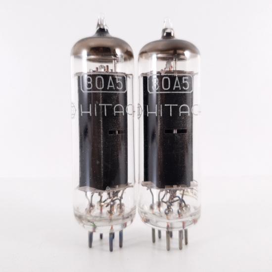 2 X 30A5 HITACHI TUBE. BLACK PLATES....