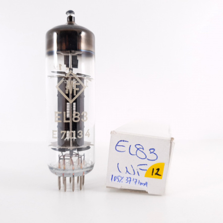 1 X EL83 WF TUBE. SOLID GETTER. 12. CH135