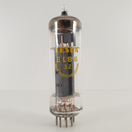 1 X EL86 TESLA TUBE. 1960s PROD. COPPER RODS. 96%. 13. CH135