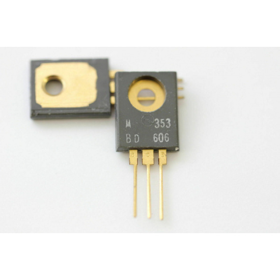 1 X BD606 MOTOROLA GOLD TRANSISTOR...
