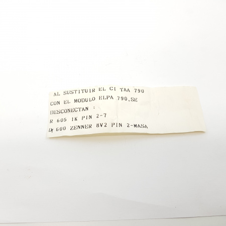 TAA790 MODULE INTEGRATED CIRCUIT. NOS. 1 PC. RC610CU4F190722