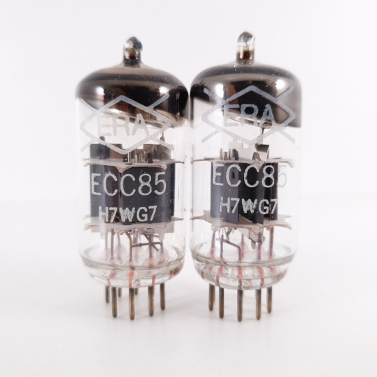 2 X ECC85 ERA TUBE. EDICRON...