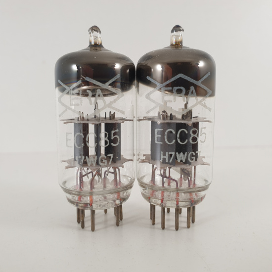 2 X ECC85 ERA TUBE. EDICRON...
