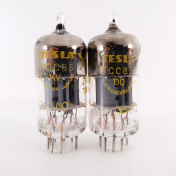 2 X ECC85 TESLA TUBE. 1960s...