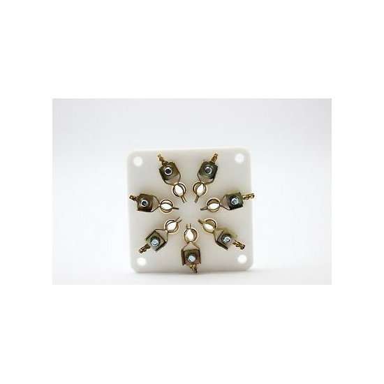 7 PINS SOCKET. UX7 TEFLON SOCKET. HIGH QUALITY. NEW. RZOC1