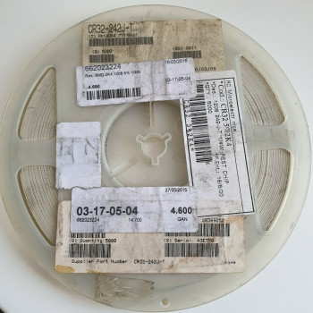 10 x 2.4K 1/4W 5% SMD MICROELECTRONICA RESISTOR. (R256) CA393U4600F190721