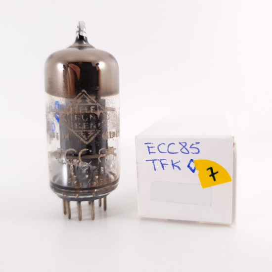 1 X ECC85 TELEFUNKEN TUBE. 1960s PROD. 7. CH136