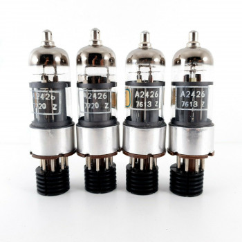 4 X A2426 TUBE. GEC BRAND. 3 MICAS. METAL BASE. CN  ENA 2