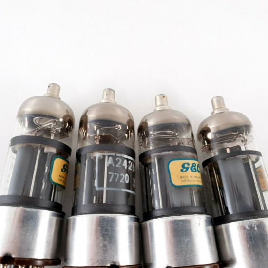 4 X A2426 TUBE. GEC BRAND. 3 MICAS. METAL BASE. CN  ENA