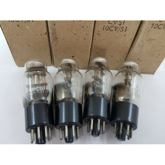 4 X CV51 - 10CV/51 EYE MAGIC TUBE....