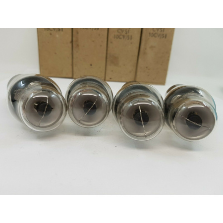 4 X CV51 - 10CV/51 EYE MAGIC TUBE. FOR BRITISH ARMY.  NOS/NIB. B274