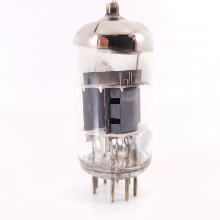 1 X ECC85 VALVO TUBE. 1960s PHILIPS PROD. COPPER RODS. 11. CH136