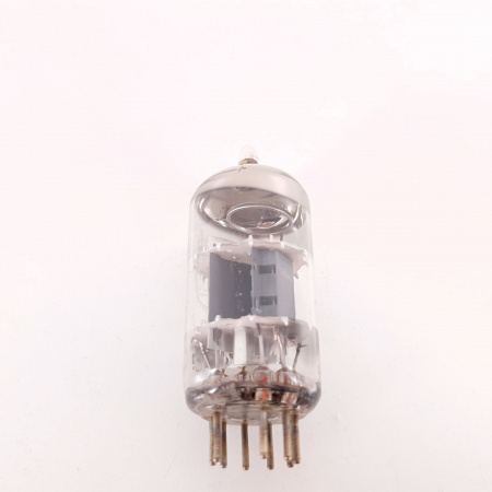 1 X ECC85 VALVO TUBE. 1960s PHILIPS PROD. COPPER RODS. 11. CH136