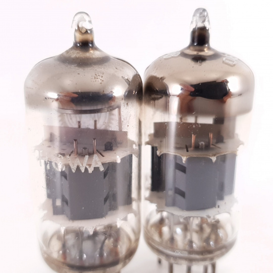 2 X ECC85 VALVO TUBE. 1960s PHILIPS...