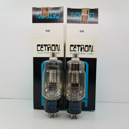 2 X 3B28 TUBE. CETRON BRAND TUBE. NOS / NIB. B379