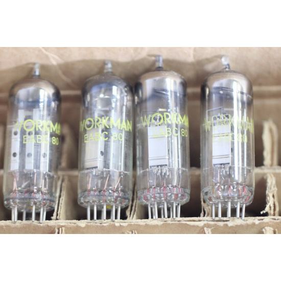 1 X EABC80 TUNGSRAM PRODUCTION TUBE....