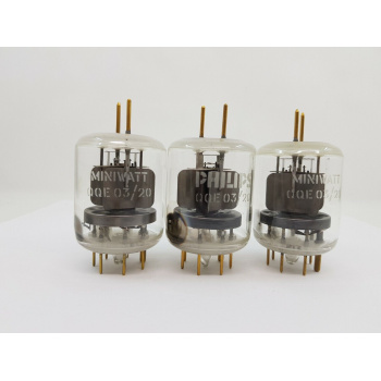 3 X QQE03/02 TUBE. MINIWATT...