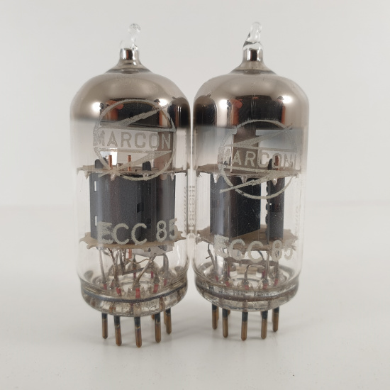 2 X ECC85 MARCONI TUBE. 1960s SPANISH...