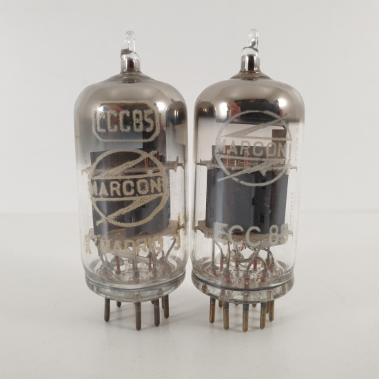 2 X ECC85 MARCONI TUBE. 1960s SPANISH...
