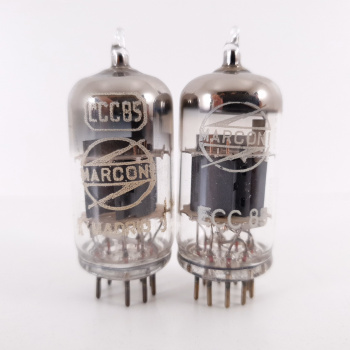 2 X ECC85 MARCONI TUBE....