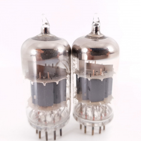 2 X ECC85 MARCONI TUBE. 1960s SPANISH PROD. HIGH GAIN. MATCHED PAIR. 18. CH136