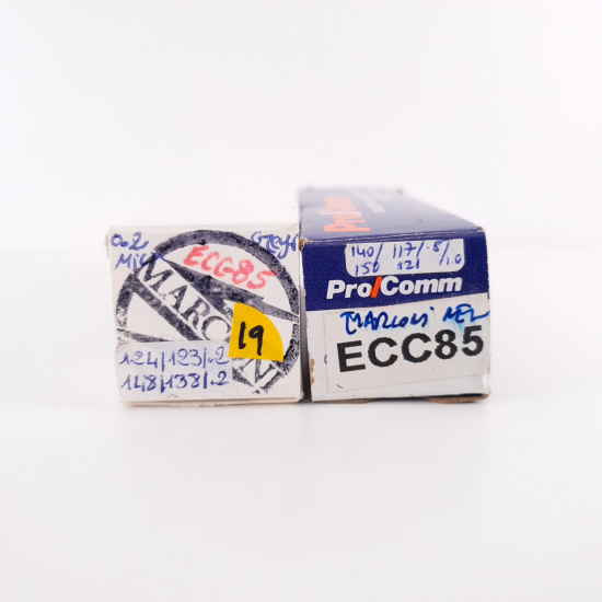 2 X ECC85 MARCONI TUBE. 1960s SPANISH...