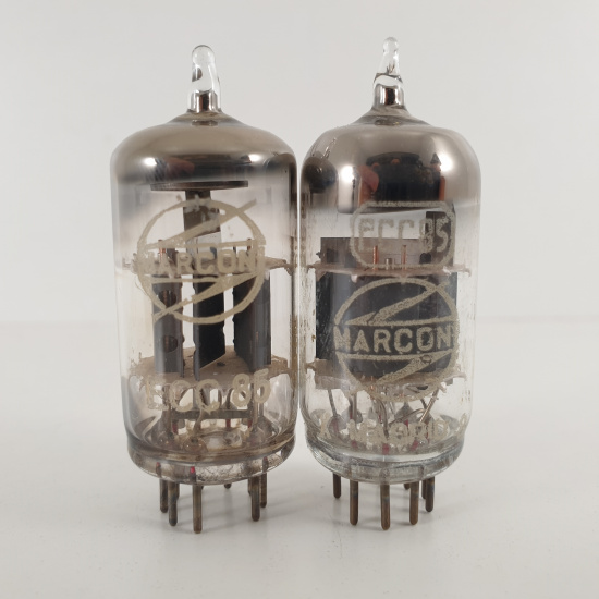 2 X ECC85 MARCONI TUBE. 1960s SPANISH...