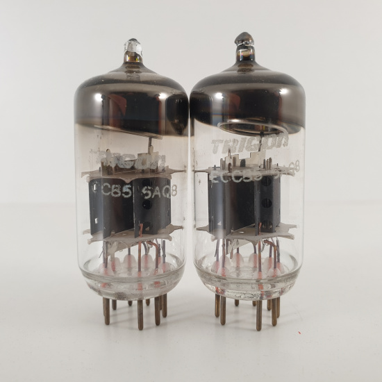 2 X ECC85 TRIGON TUBE. PAIR. 25. CH136